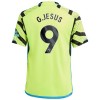 Maillot de Supporter Arsenal G. Jesus 9 Extérieur 2023-24 Pour Enfant